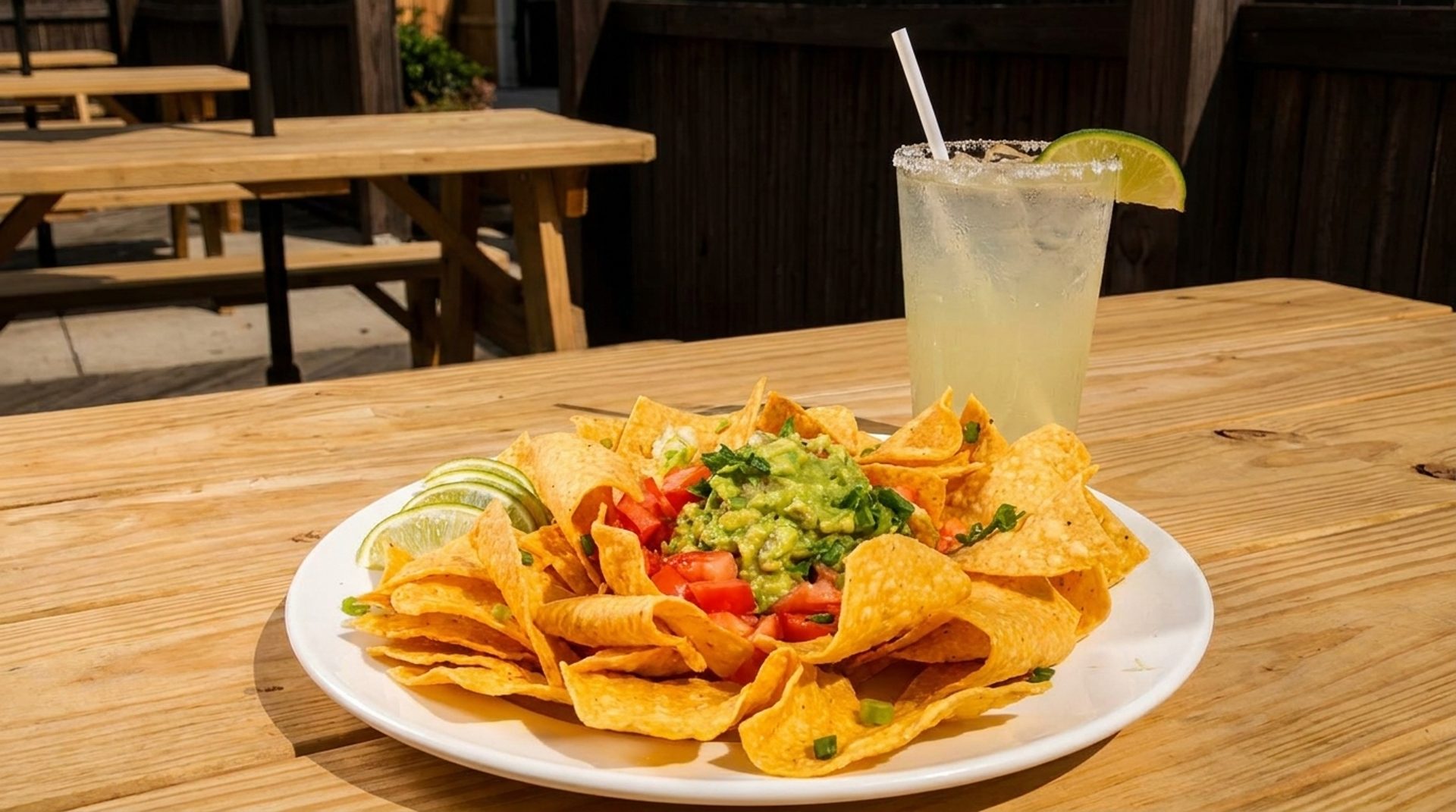 Chips, Guac, and a Cold Margarita