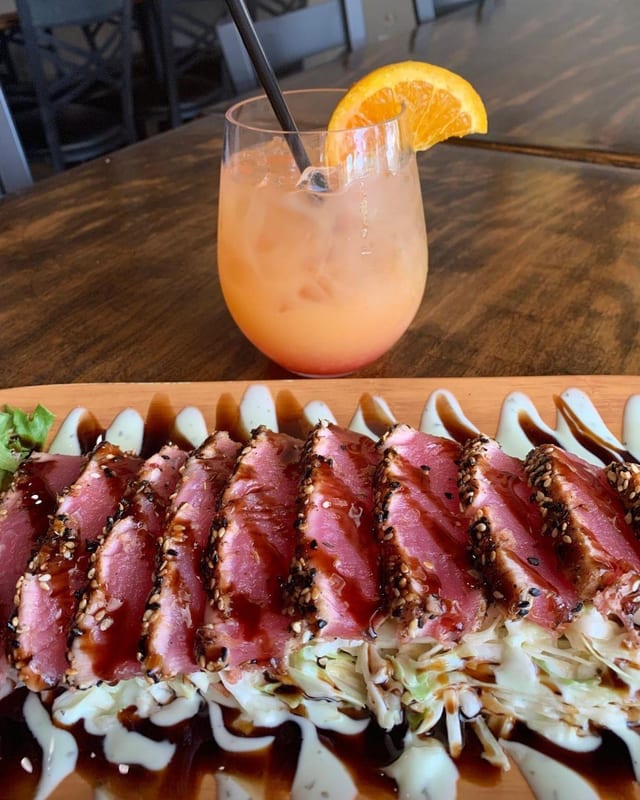 Ahi Tuna Board.