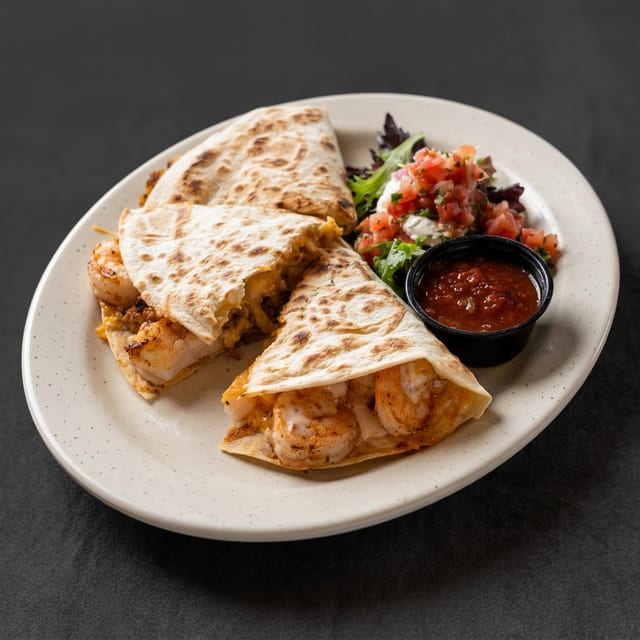 Seafood Quesadilla.